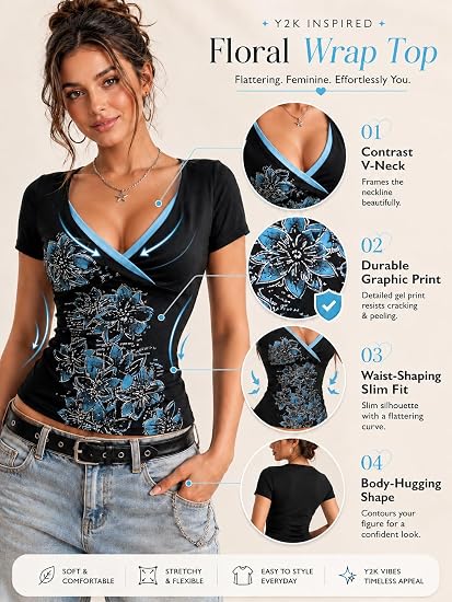 Fairy Grunge Short Sleeve Shirts