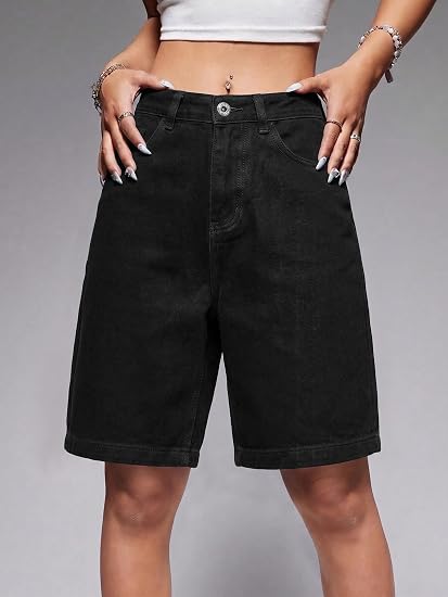 Women High Waisted Denim Jeans Shorts