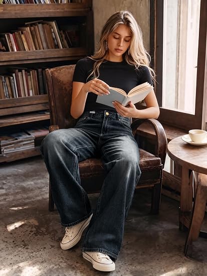 Dark Wash Vintage Baggy Jeans