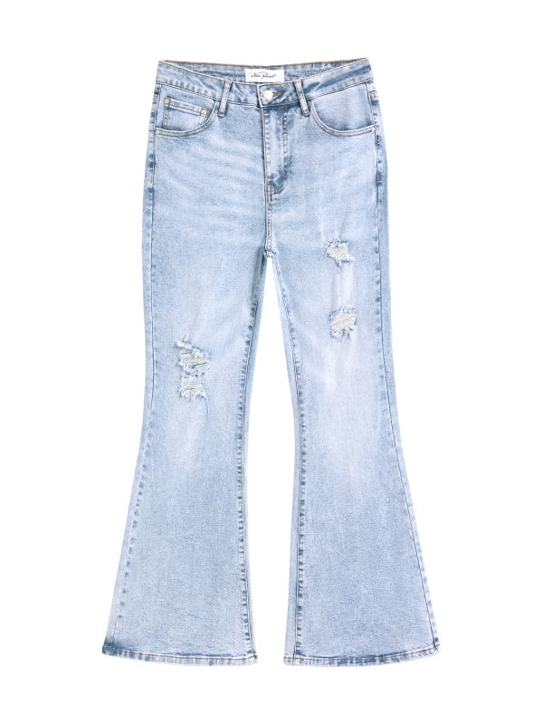 High Waist Stretch Bootcut Denim Pant