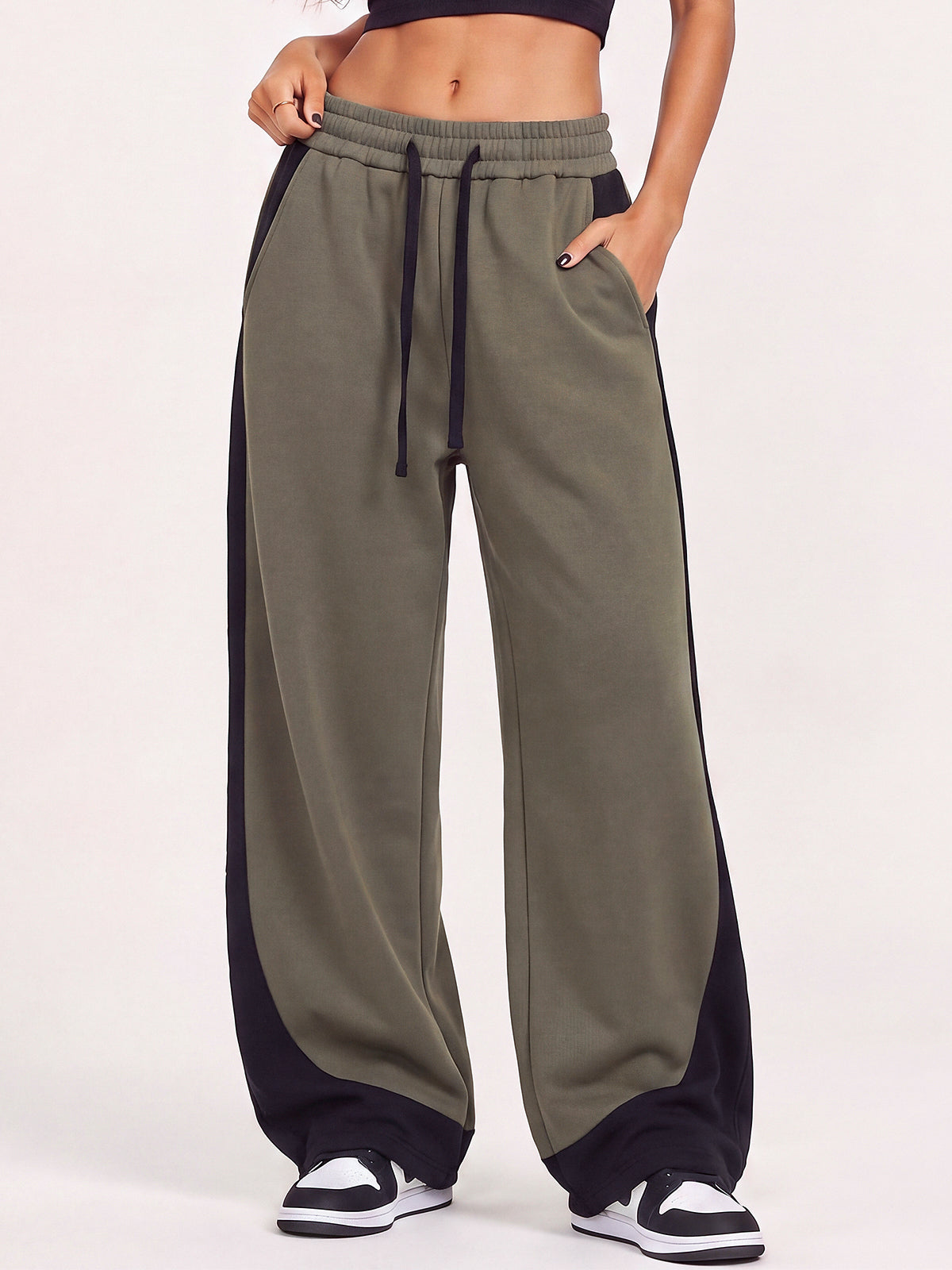 Women's Barrel Baggy High Waisted Sweatpants
