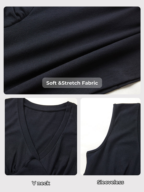 Women's Deep V Neck Tops