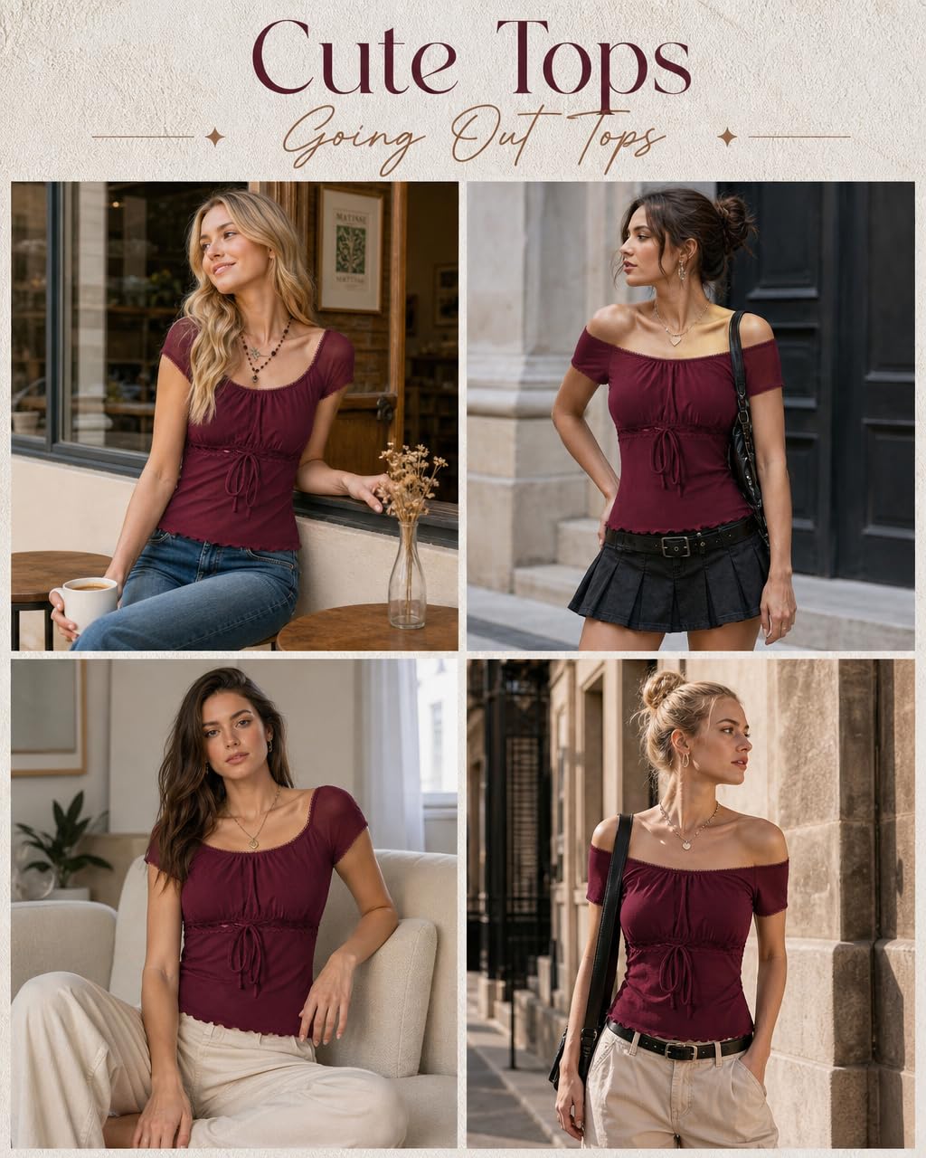 Women Babydoll Stretchy Short Sleeve Shirt