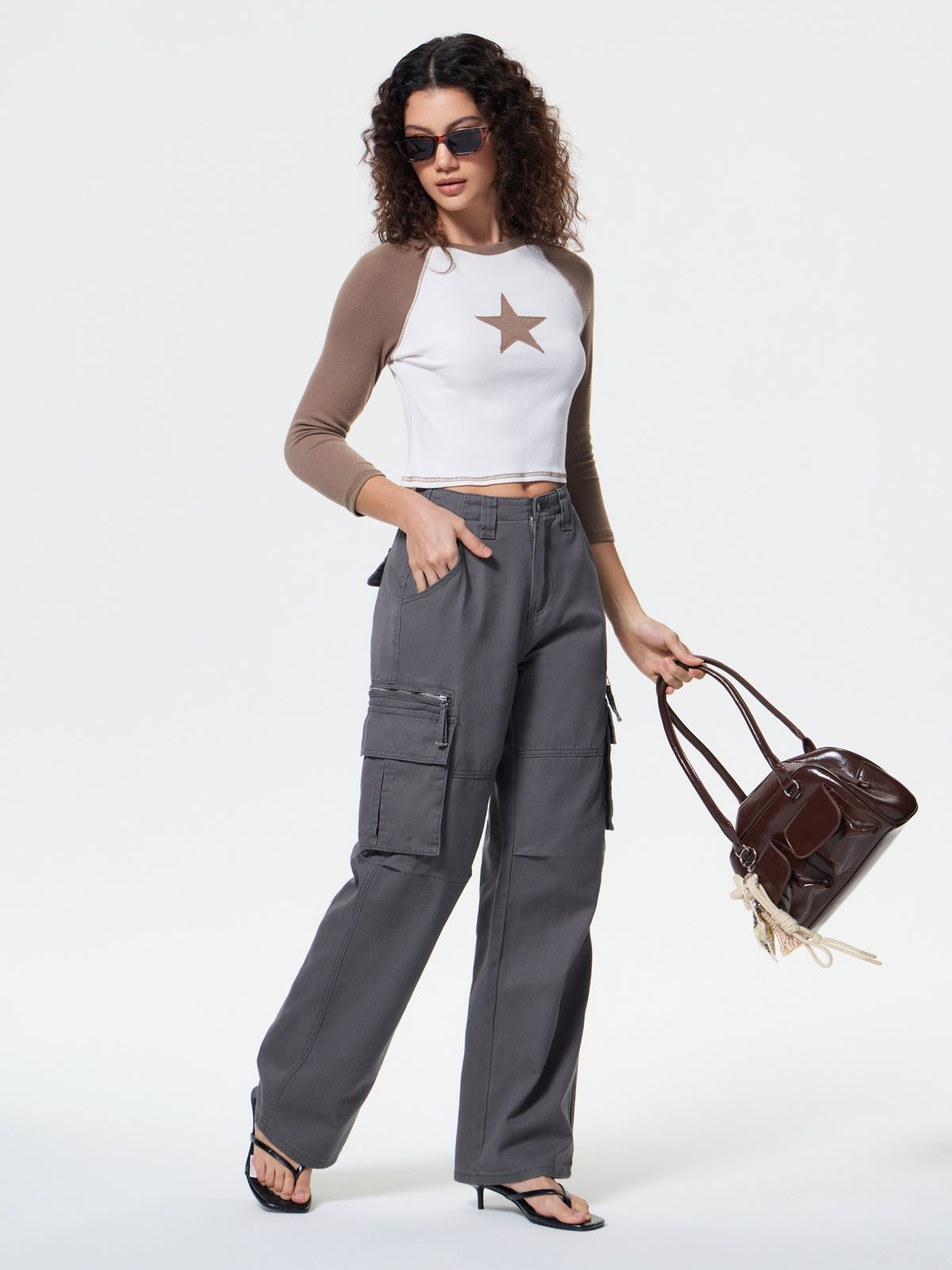 Washed Vintage Baggy Cargo Pants