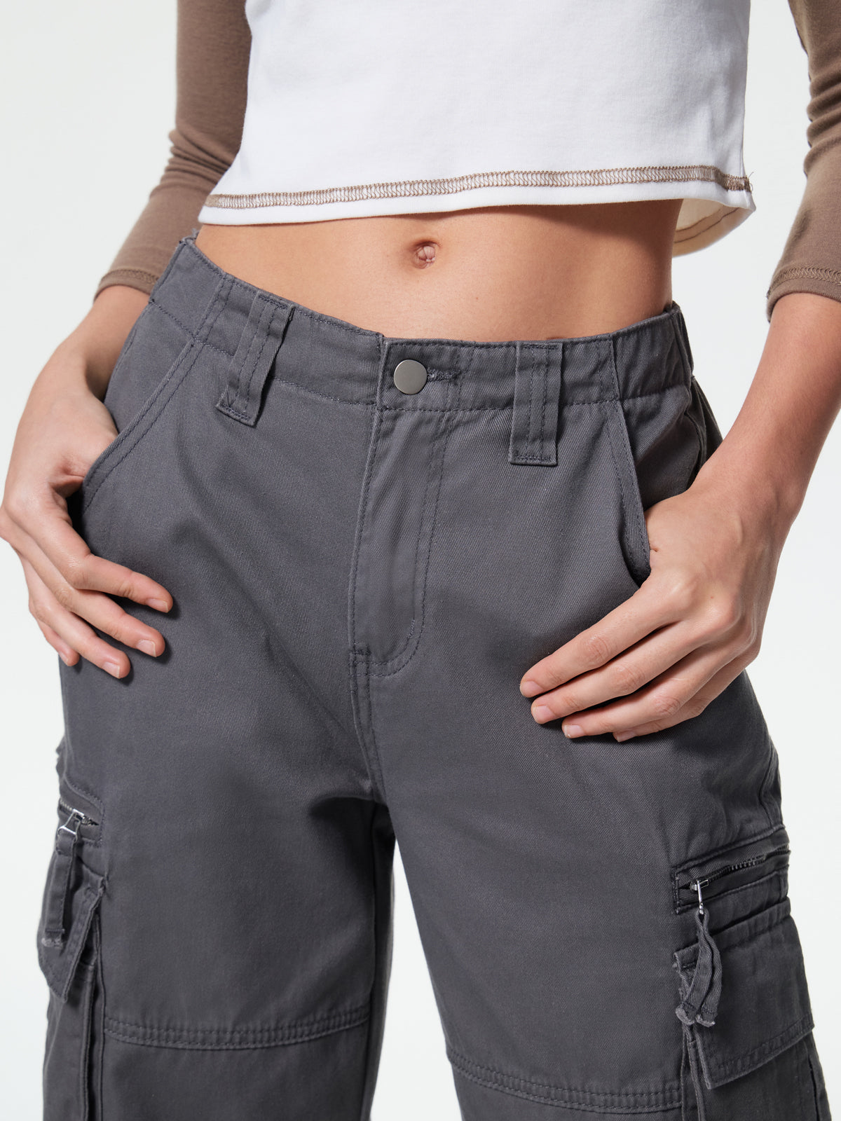 Washed Vintage Baggy Cargo Pants