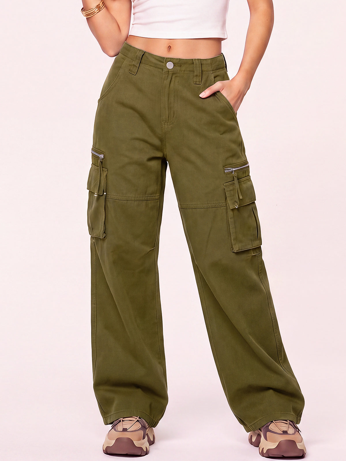 Washed Vintage Baggy Cargo Pants