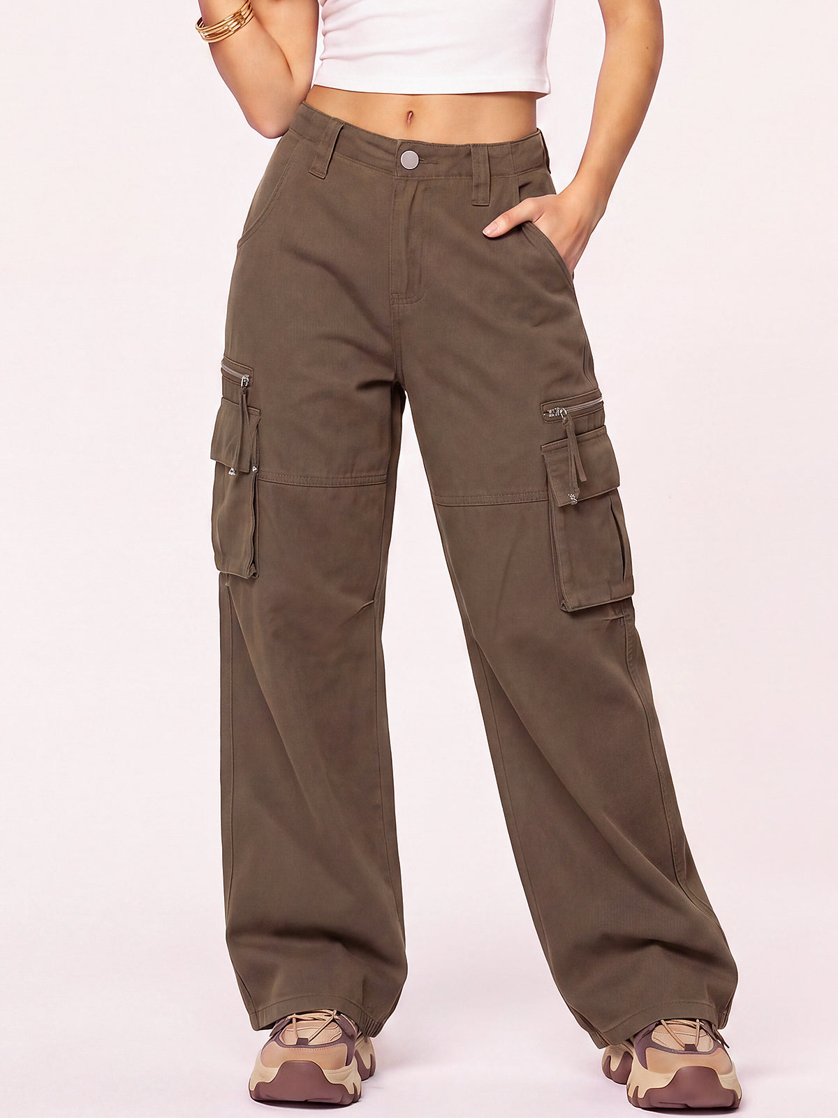 Washed Vintage Baggy Cargo Pants