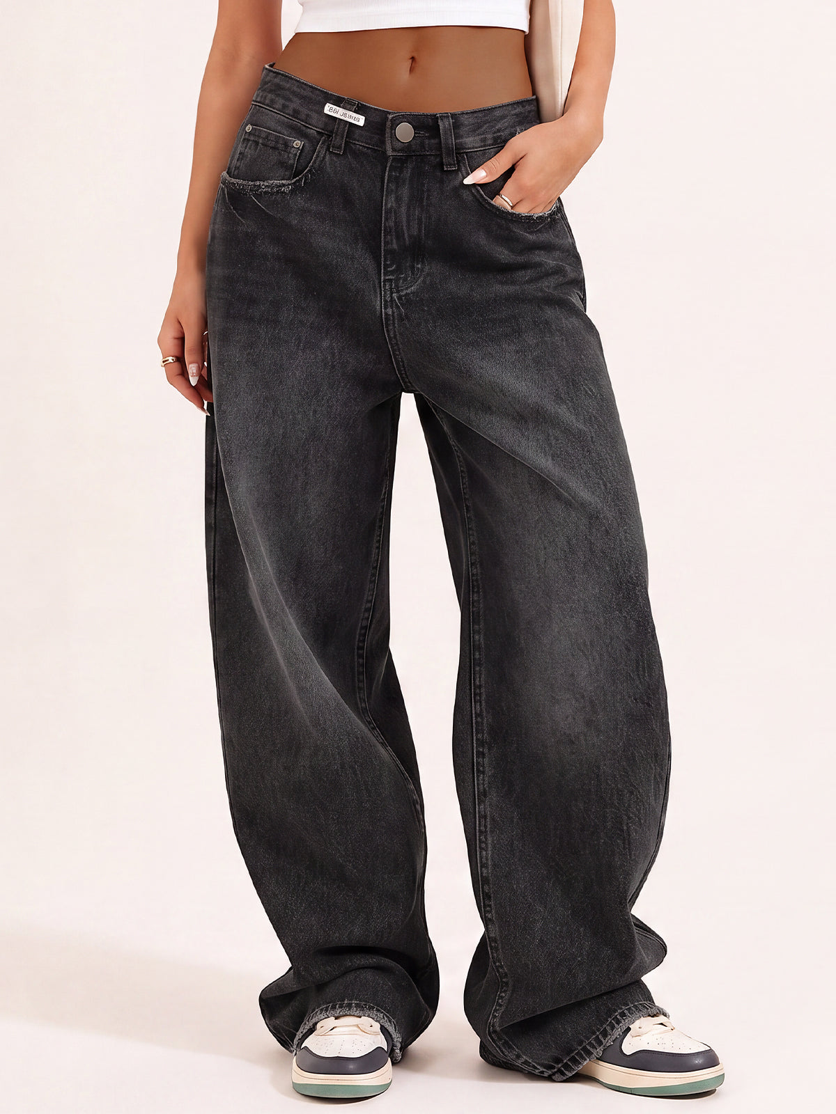 Dark Wash Vintage Baggy Jeans