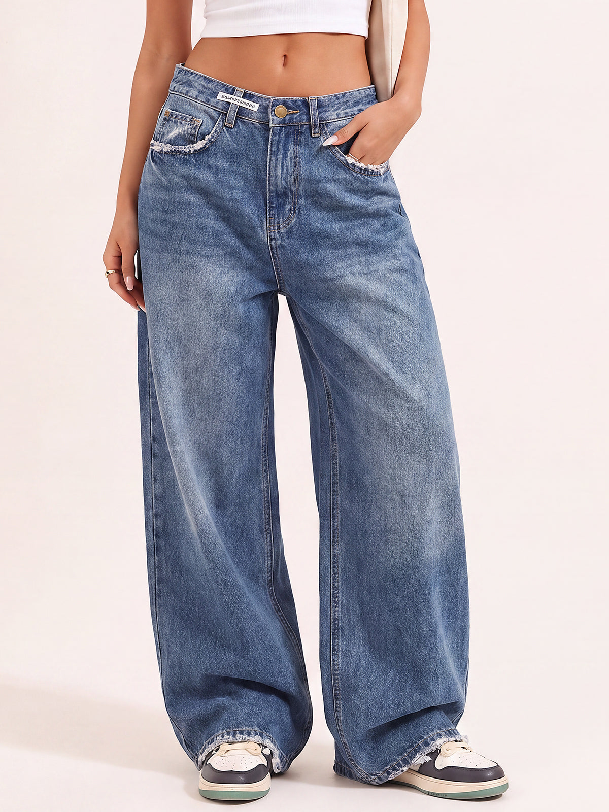 Dark Wash Vintage Baggy Jeans