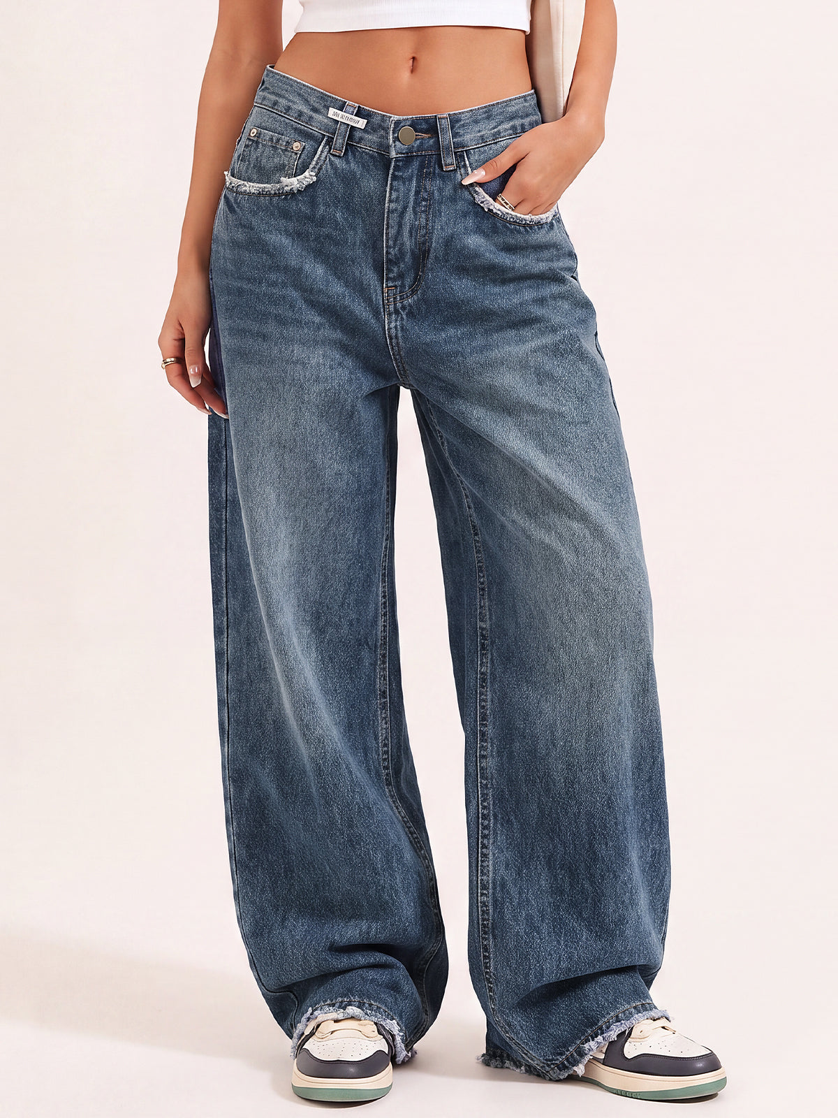 Dark Wash Vintage Baggy Jeans