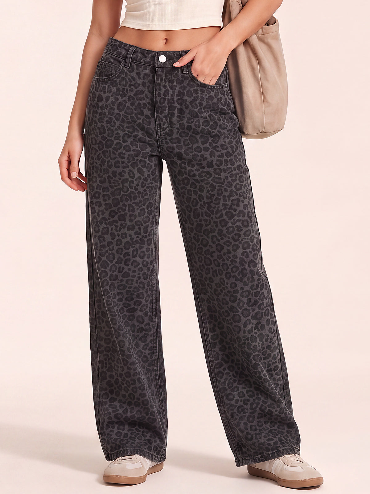 Women Wide Leg Denim Pants