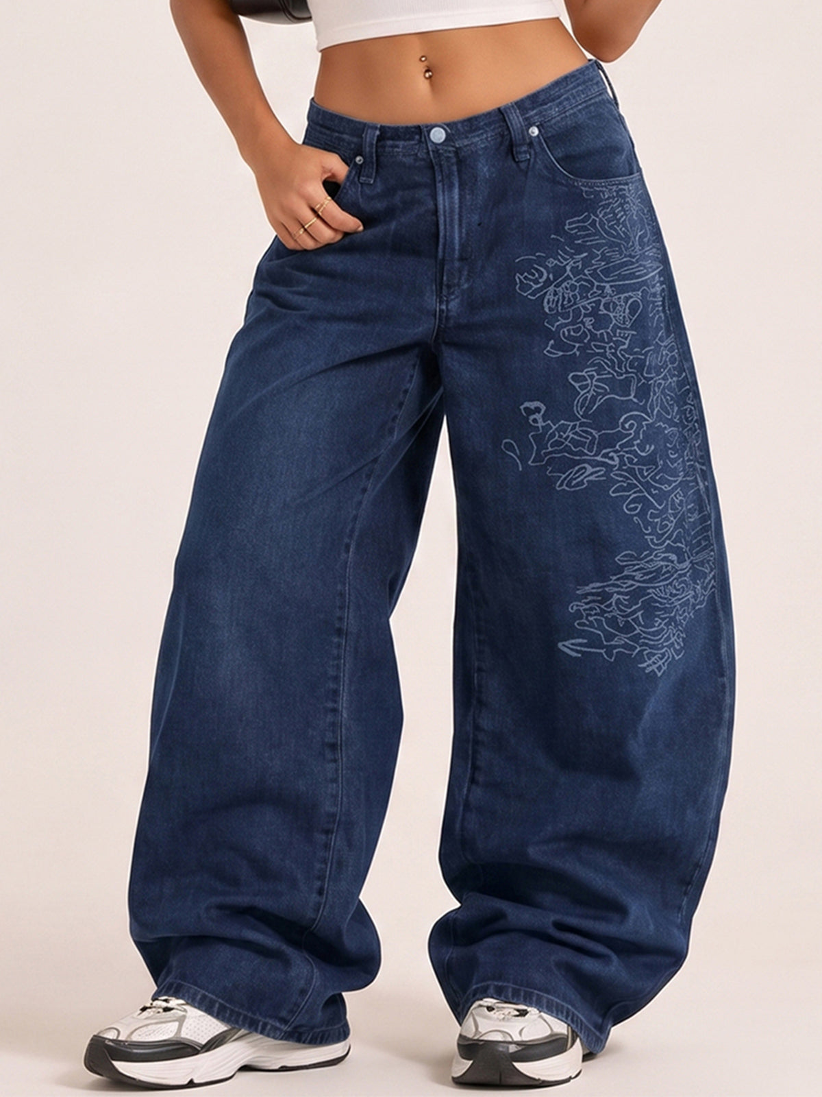 American Retro High Street Boyfriend Jeans