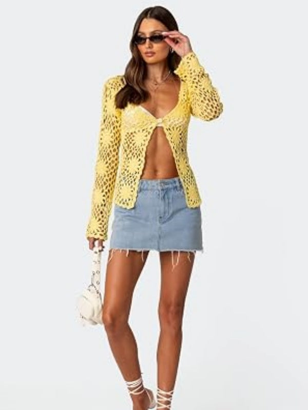 Y2K Mid Low Rise Corduroy A Line Mini Skirt