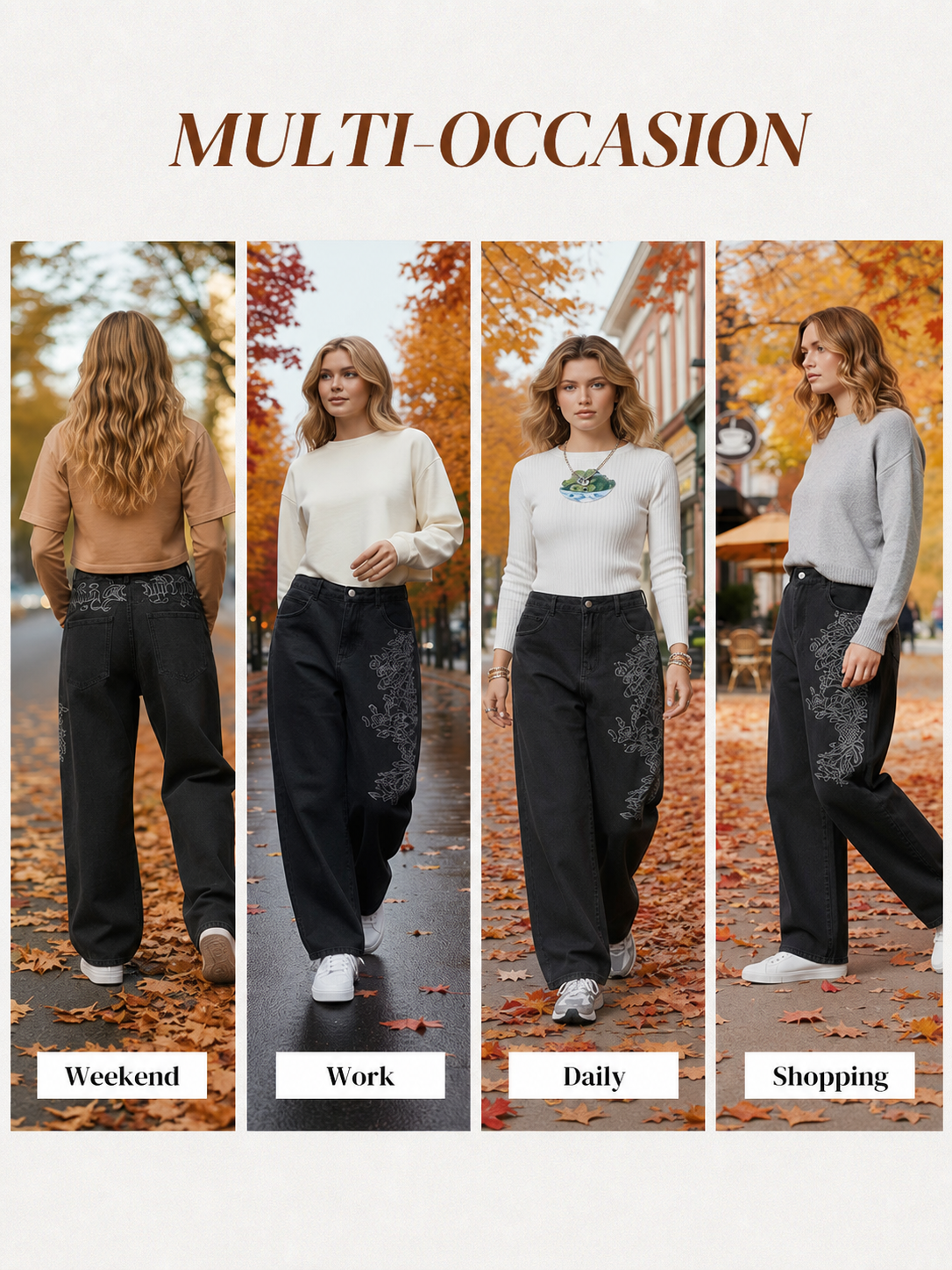 American Retro High Street Boyfriend Jeans